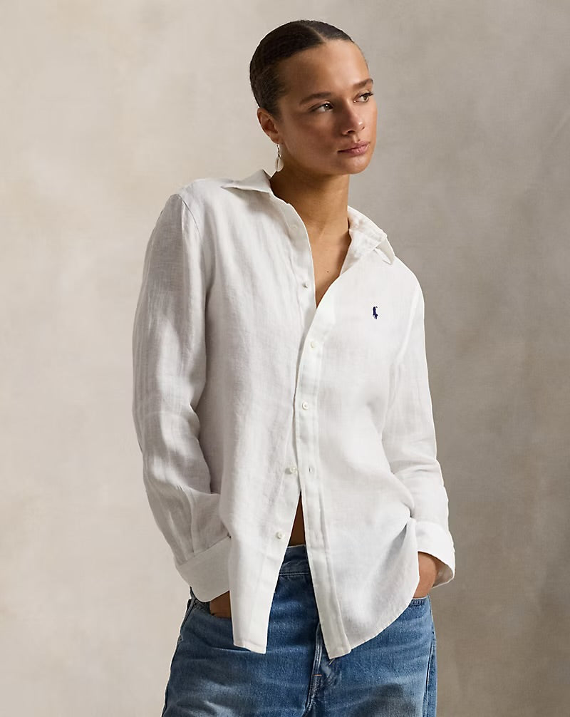 Women’s Ralph Lauren Linen-Blend Shirt