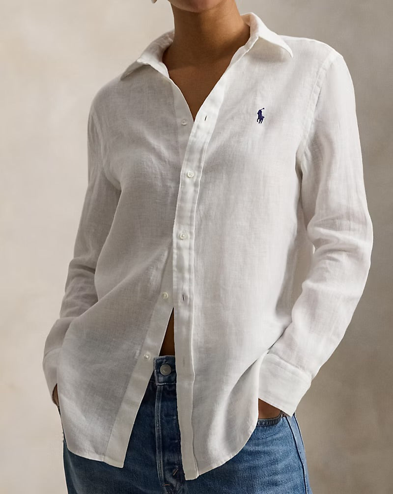 Women’s Ralph Lauren Linen-Blend Shirt
