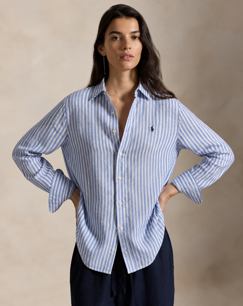 Polo Ralph Lauren Women’s Linen-Blend Shirt