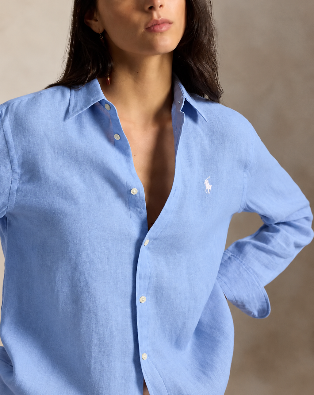 Ralph Lauren Women’s Linen Blend Shirt