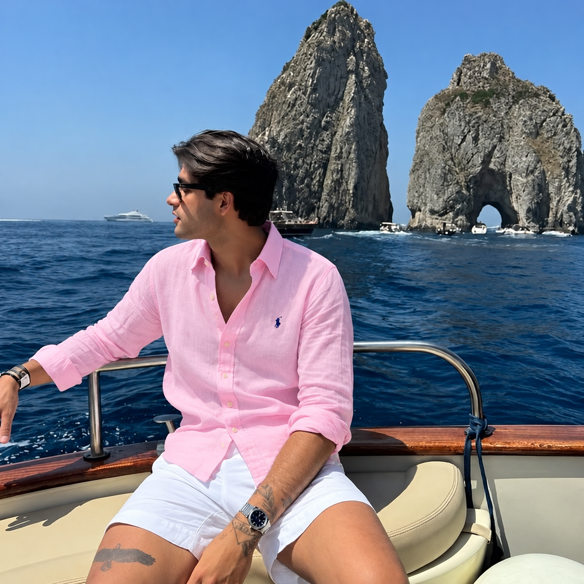 Men’s Ralph Lauren Linen-Blend Shirt