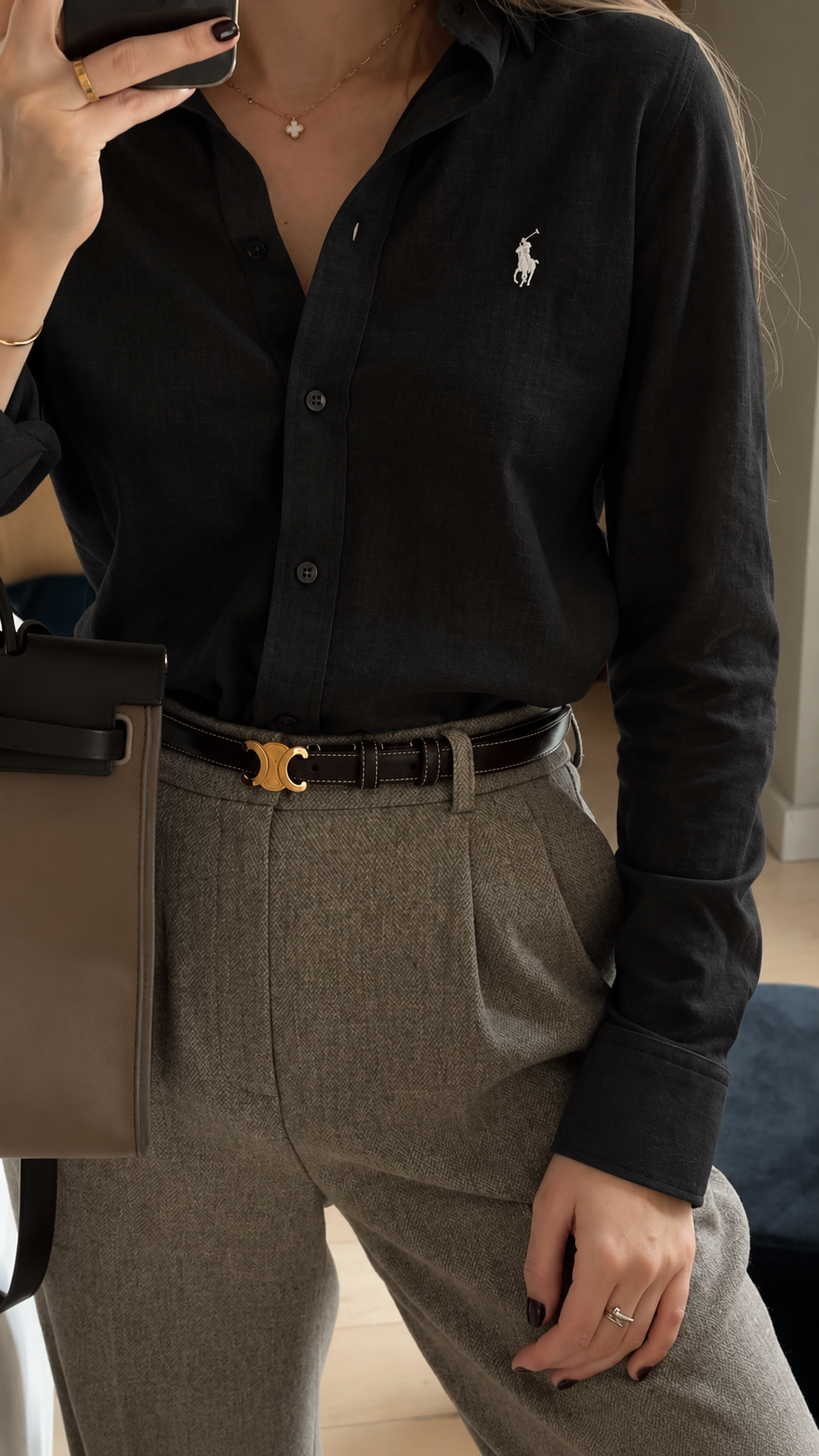 Women’s Ralph Lauren Linen-Blend Shirt