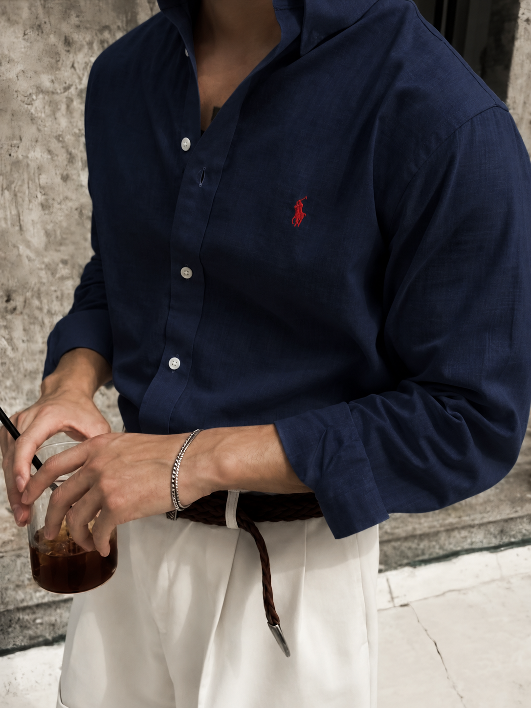 Men’s Ralph Lauren Linen-Blend Shirt