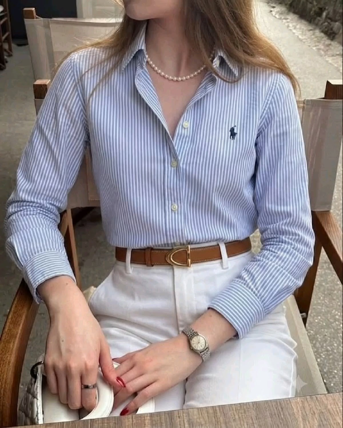 Polo Ralph Lauren Women’s Linen-Blend Shirt