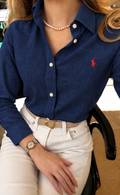 Polo Ralph Lauren Women’s Linen-Blend Shirt